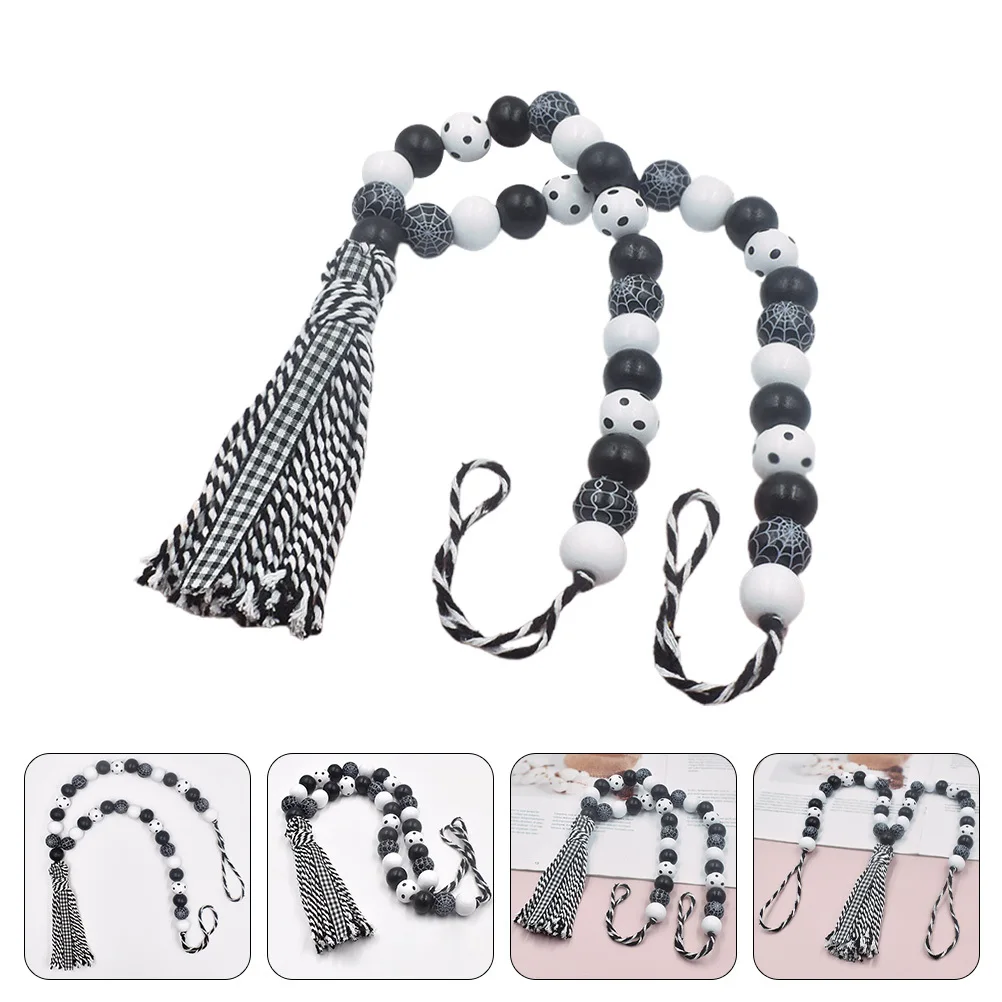 

Premium Curtain Tieback Rope with Halloween Web Pattern Strong and Wear-Resistant for Window Drapes Decor Easy to Use Curtain