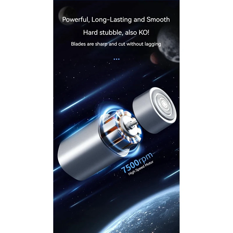 เครื่องโกนหนวดไฟฟ้าสำหรับเดินทางโดยใช้ USB ชาร์จไฟได้เครื่องโกนหนวดเคราที่โกนหนวดที่โกนหนวดไฟฟ้าซักได้สำหรับรถยนต์บ้านขนาดเล็กสำหรับผู้ชายร้อน