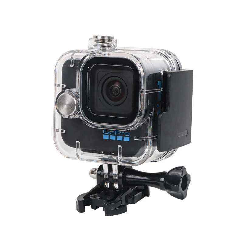 45m Waterproof Case for Gopro Hero 11 Mini Black Dive House Sports Camera Diving Protective Shell Filter for GoPro 11 10 9 Black