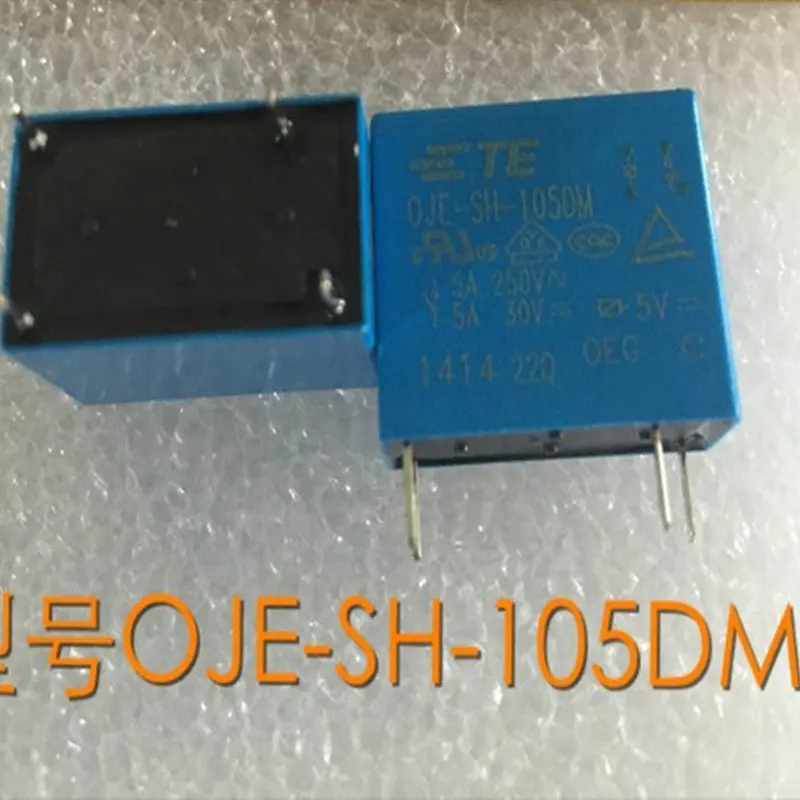 

5PCS TE OJE-SH-105DM relay original A group of normally open 4-pin 5A