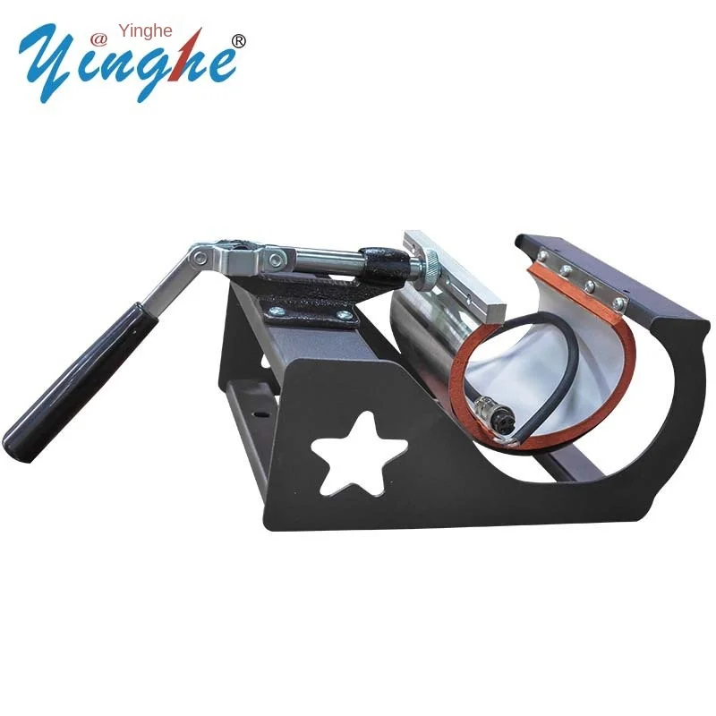 رائجة البيع Yinghe29 * 38 ثمانية في واحد متعدد الوظائف تي شيرت آلة ختم ساخن وظيفة السحب الكهربائية التسامي الحرارة الصحافة 220