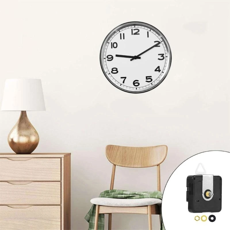 Substituição relógio parede Quartzs Mecanismo relógio Peças reparo Artesanato