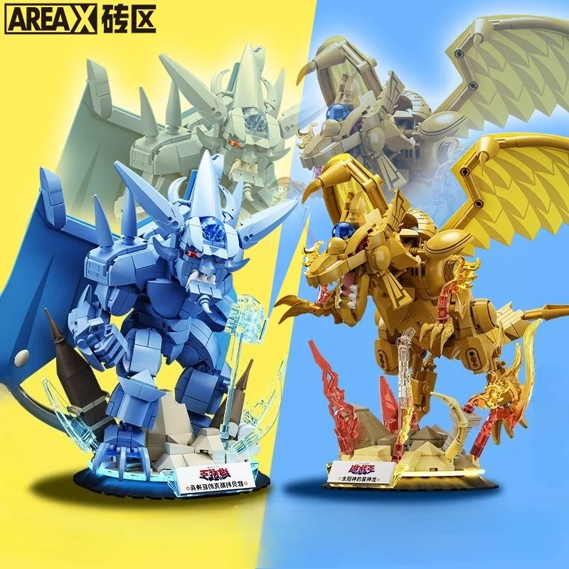 

AREA X Obelisk The Tormentor Three Egyptian Gods Building Blocks Educational Assembled Figure Model Toy Birthday Gift for Boys