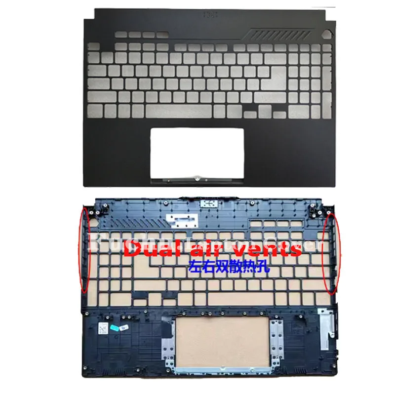 Imagem -04 - Asus-tuf Gaming F15 Fx507 Fa507 Fa507z Laptop Lcd Tampa da Moldura Frontal Superior e Inferior Case 156 Polegadas Novo