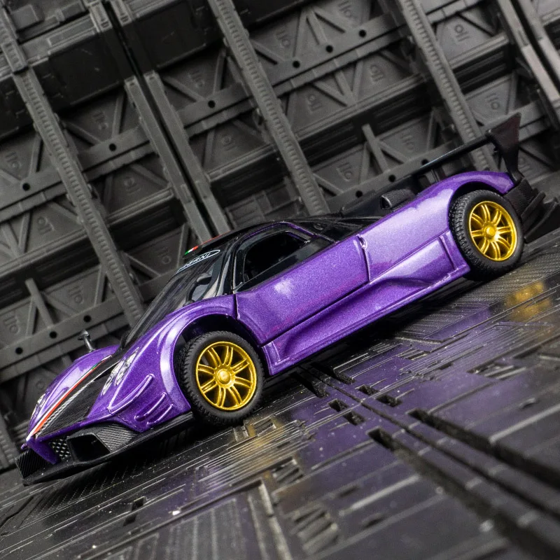 CCA 1:31 باجاني زوندا سبيكة نموذج سيارة الحلي جمع الصوتية البصرية التراجع لعبة أطفال هدية اتقان غرامة #4