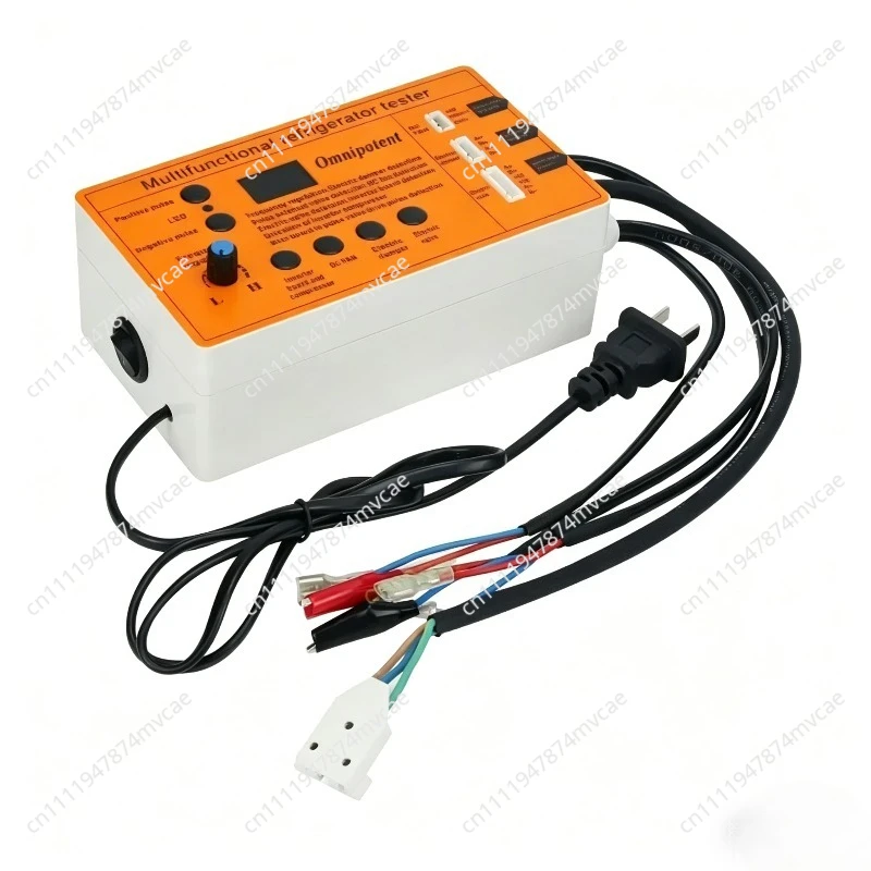 8-in-1 HVAC Diagnostic Tool Professional Inverter Refrigerator Tester with Pulse Solenoid Valve Test Compressor Analyzer 110V/22