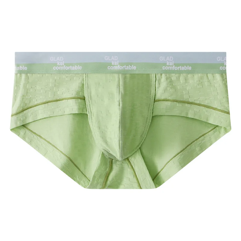 Men's triangular underwear made of cotton, skin friendly, breathable and comfortable 3PCS