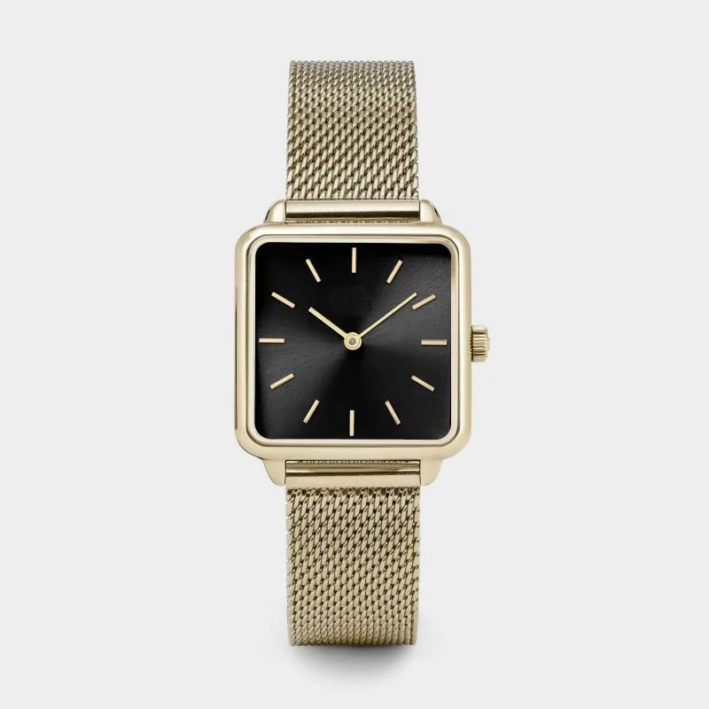 Couple Unisex Watch for Men Women Quartz Watches Ladies Simple Minimalist Reloj Male Clock Unusual Square Dial Shaped Wristwatch