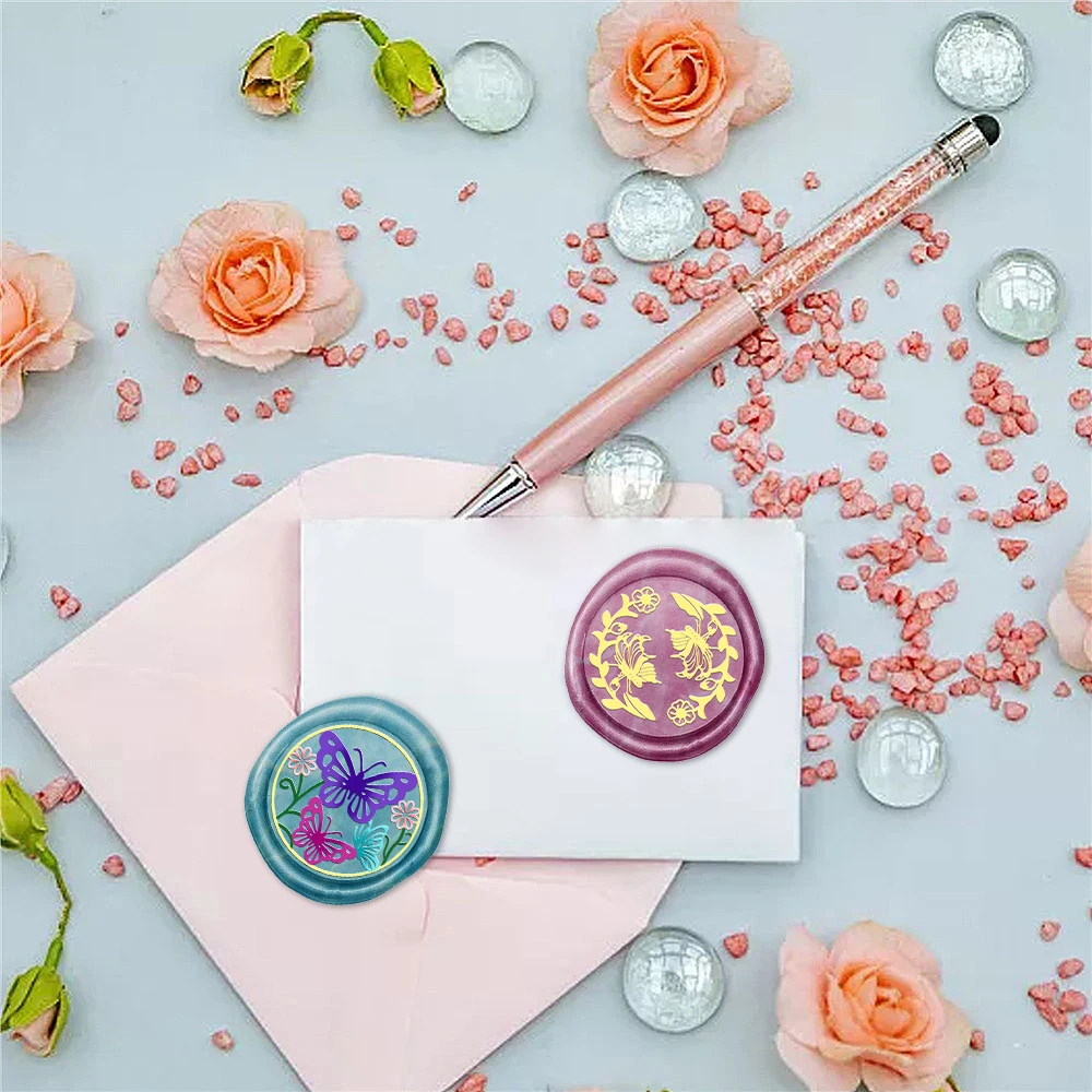 Rose Sword Handshake Sun Circle Deer Ice-cream Eagle Dragonfly Wedding Wax Seal Stamp Head For Notebook Envelope Gift Card Decor