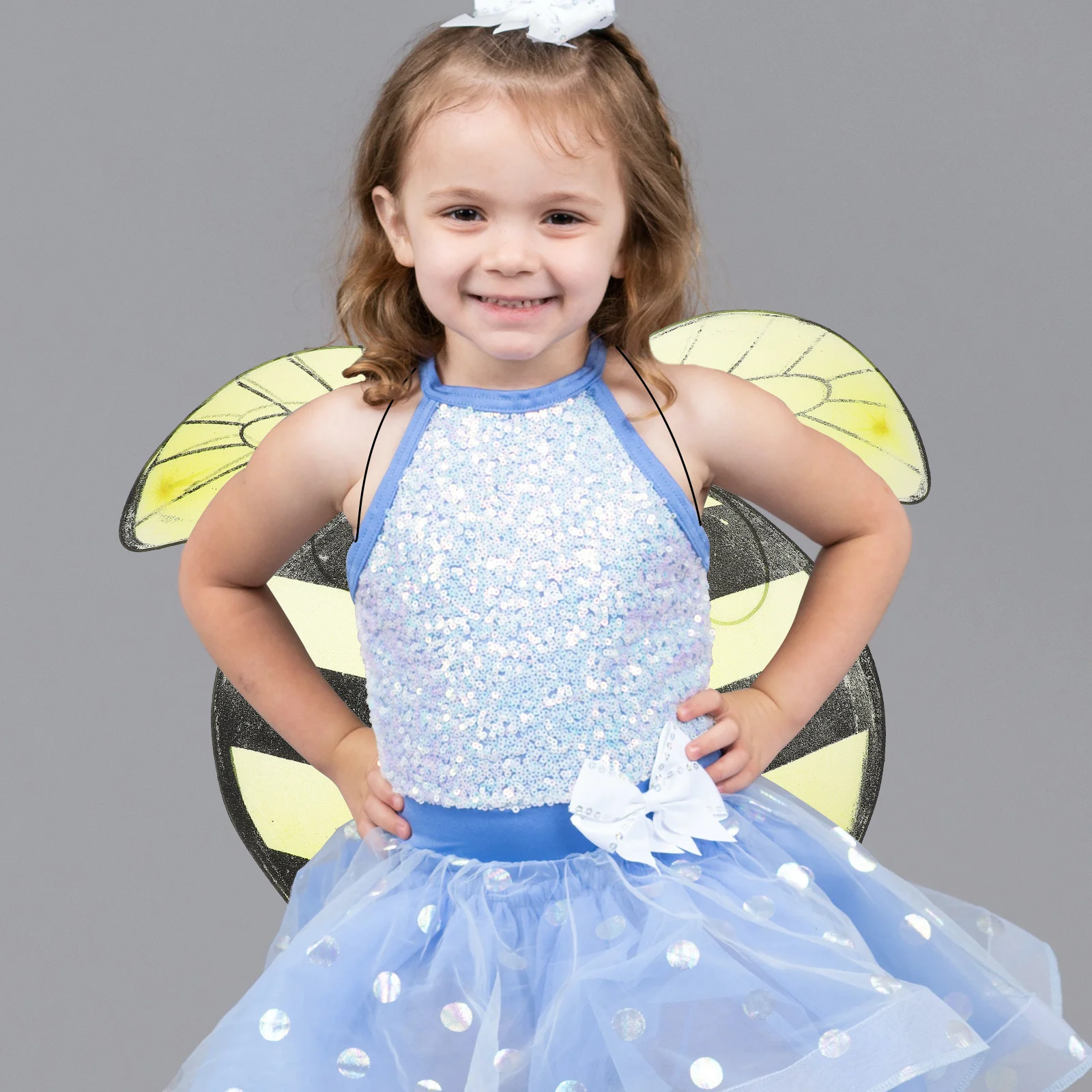 어린이 공연을 위한 꿀벌 날개 의상 소품 단순하고 우아한 디자인 어떤 경우에도 적합합니다. 파티 호의 장식