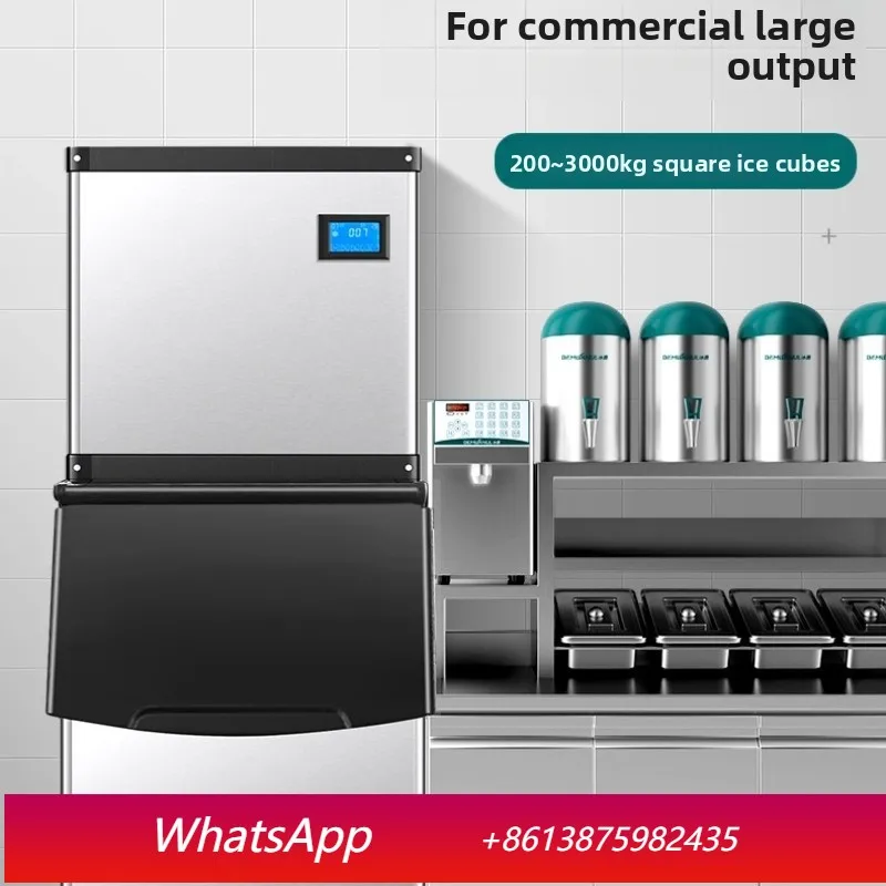 

Коммерческий крупногабаритный гранулятор льда CX для кафе и магазинов молочного чая, автоматическая вертикальная машина для производства кубиков льда с высокой производительностью