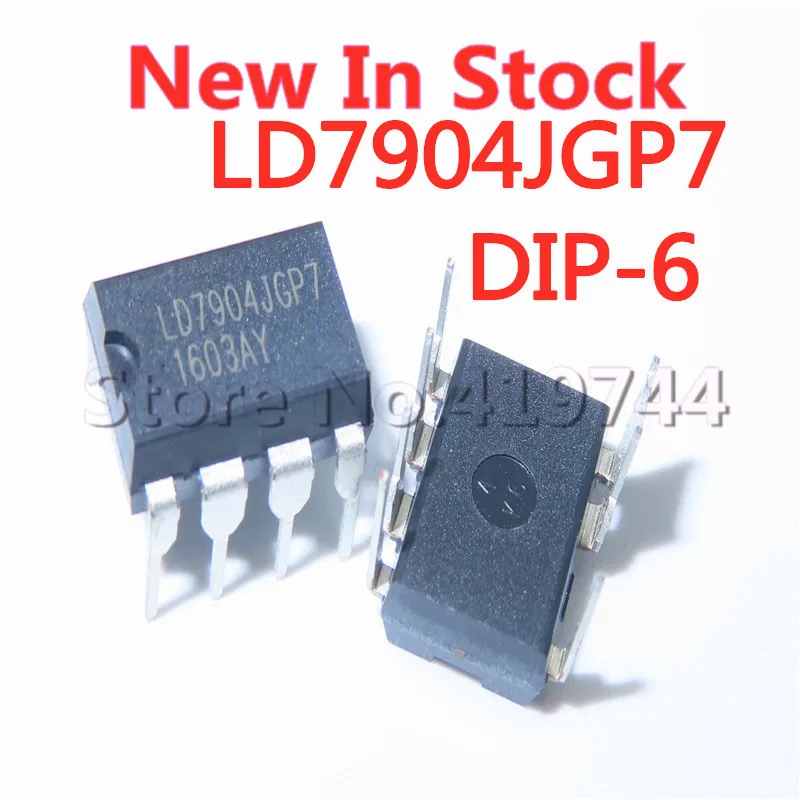 5PCS/LOT LD7904JGP7 LD7904 DIP-6 LCD power management chip In Stock NEW original IC