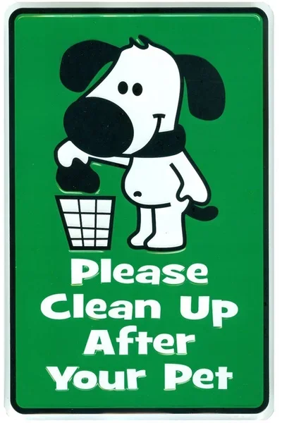 Please pay attention to the tin plate sign, no dog poop sign, outdoor sign, please take good care of dog owners, metal sign,