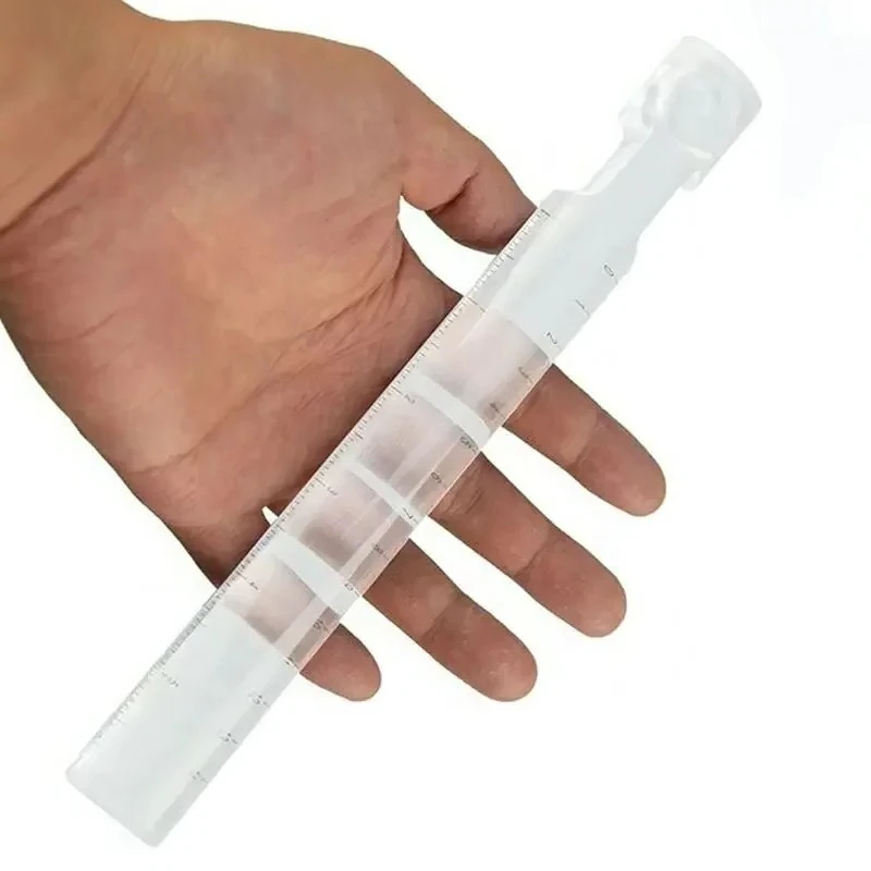2X Magnifying Bar Acrylic Magnifier Ruler with Measuring Scale 0-14cm for Reading Small Prints and Document, Measurement