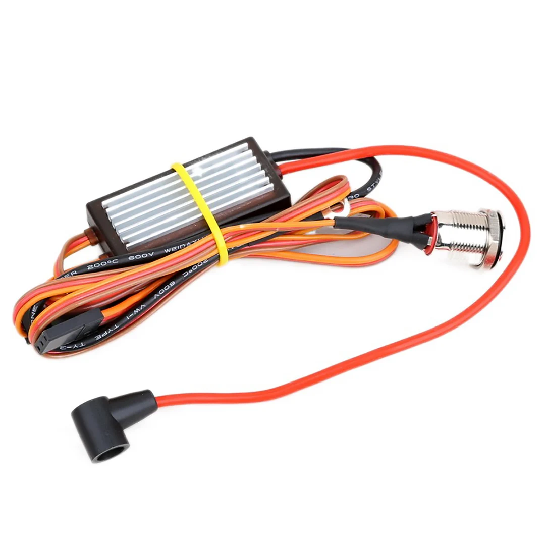 RCEXL V2 Universal Hat on Board Glow System Methanol Engine Ignition with LED Indicator for Airplane RC