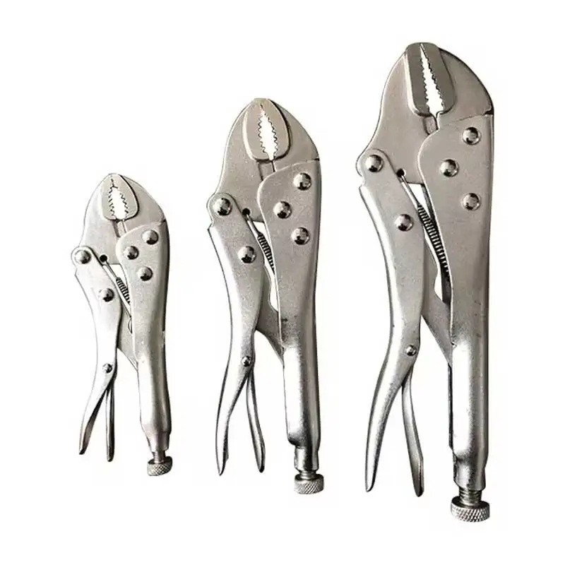 5inch Heavy Duty Locking Pliers with Adjustable Metal Face Multifunctional Pressure Pliers