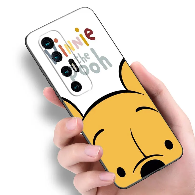 Honey The Pooh Phone Case For Xiaomi Mi 9 SE 8 10 10T 11 12 13 Lite 9T 11T 12S 12T 13T Pro 5G 11i 12X Black Silicone Cover