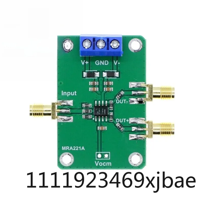 Single-Ended to Differential Signal Conversion Board High Bandwidth Differential Amplifier Module