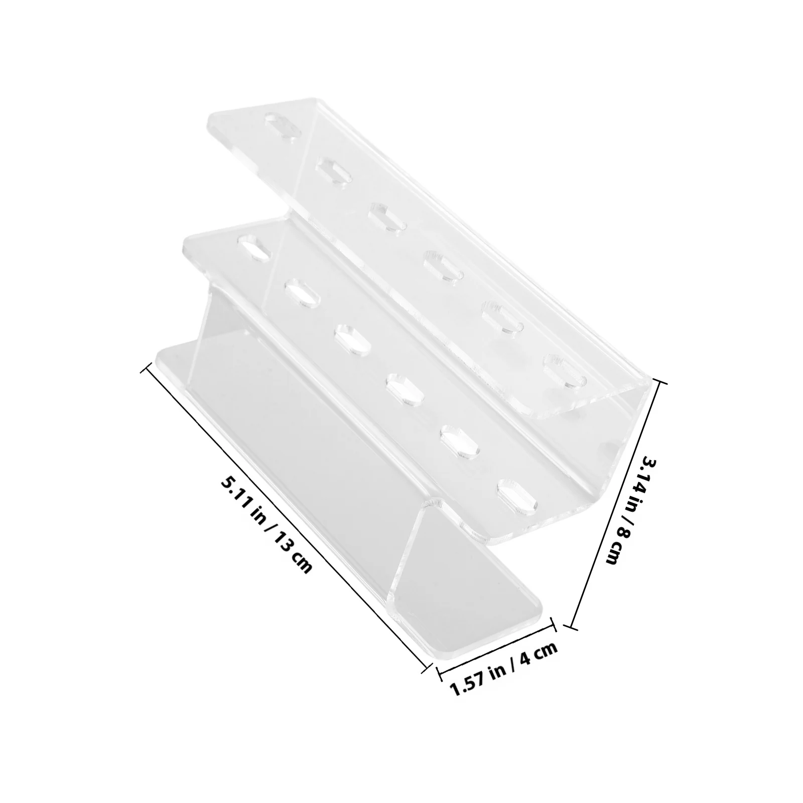 6-gaats acryl pincet opbergstandaard doorzichtige organizer wimperverlenging gereedschap rek make-up accessoires acryl pincethouder