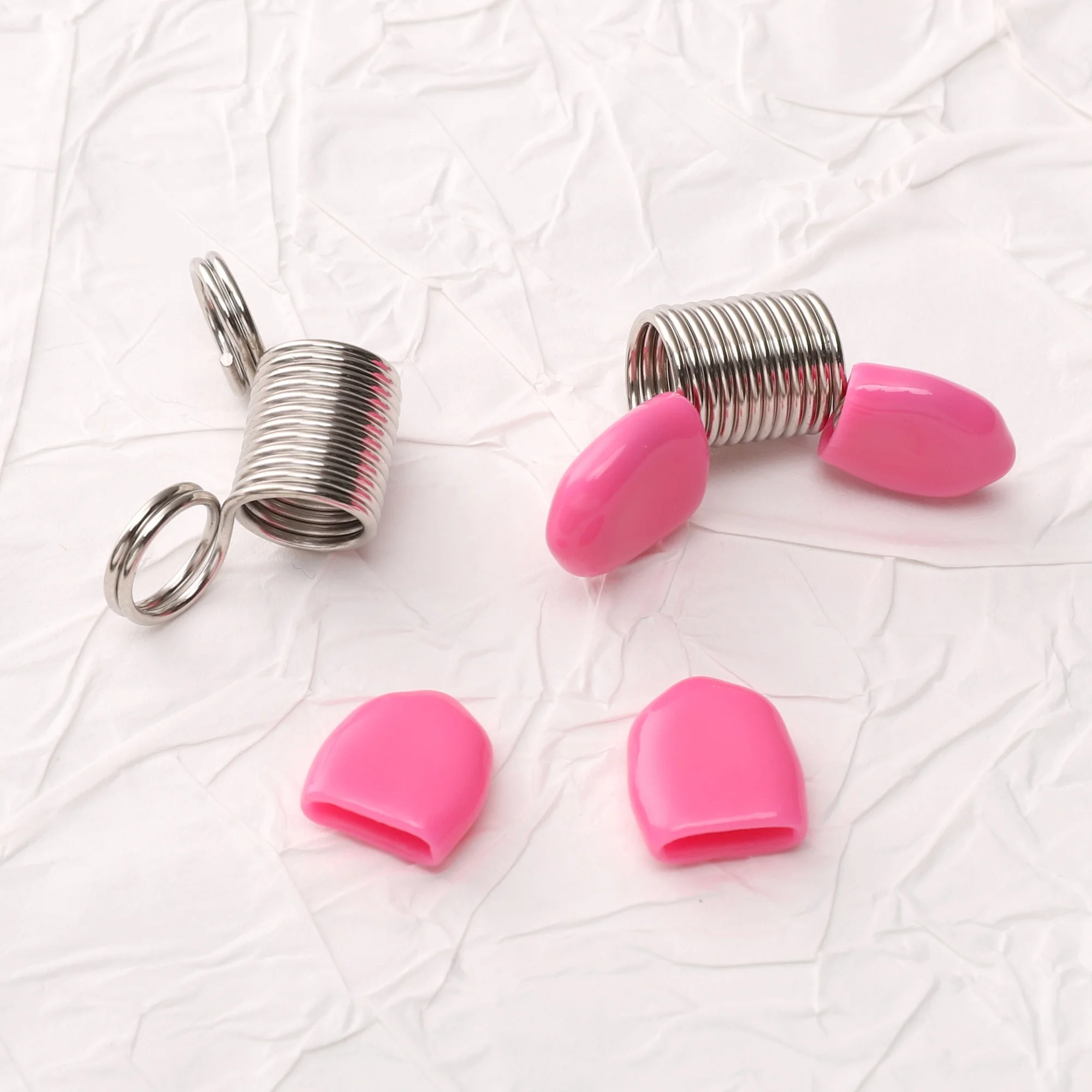 1pc Multifunctional Nickel-Plated Spring Steel Bead Stopper End Fasteners For Handmade DIY Jewelry Beading Bracelet Making