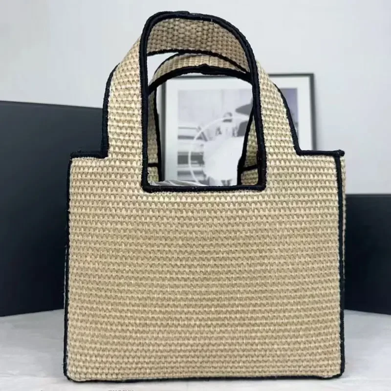 Bolsas Crossbody para Mulher, Viagem, Férias, Bolsa de Praia, Bolsa de Senhora, Clássica, Tote Tecida Versátil, Design de Moda, Verão