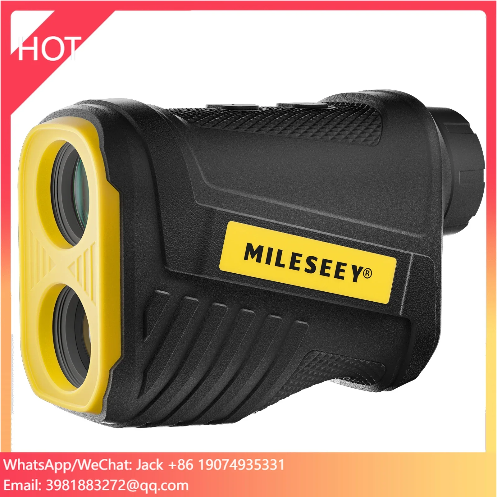 Durable Golf Rangefinder With Slope Switch High Accuracy Speed Up Flag Lock Vibration