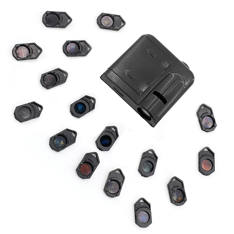 أورورا القمر غالاكسي مصباح الإسقاط الإبداعية خلفية الغلاف الجوي ليلة ضوء الأرض العارض التصوير مصباح لهدية عيد ميلاد