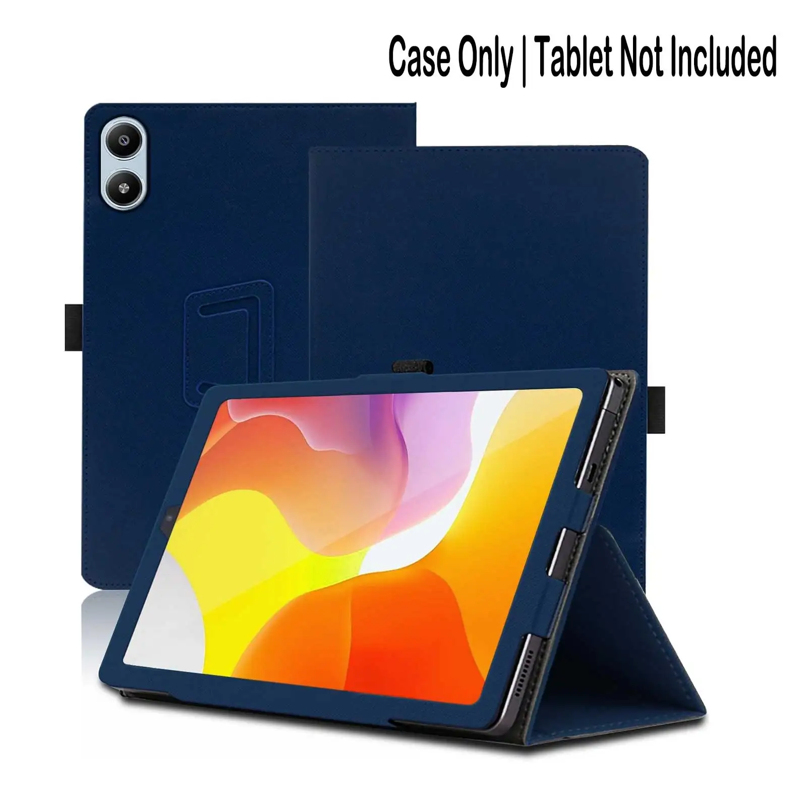 for Blackview Link 2 (8.68 inch) Tablet case,Anti-Scratch PU Leather Exterior,Microfiber Interior,One-Hand Strap