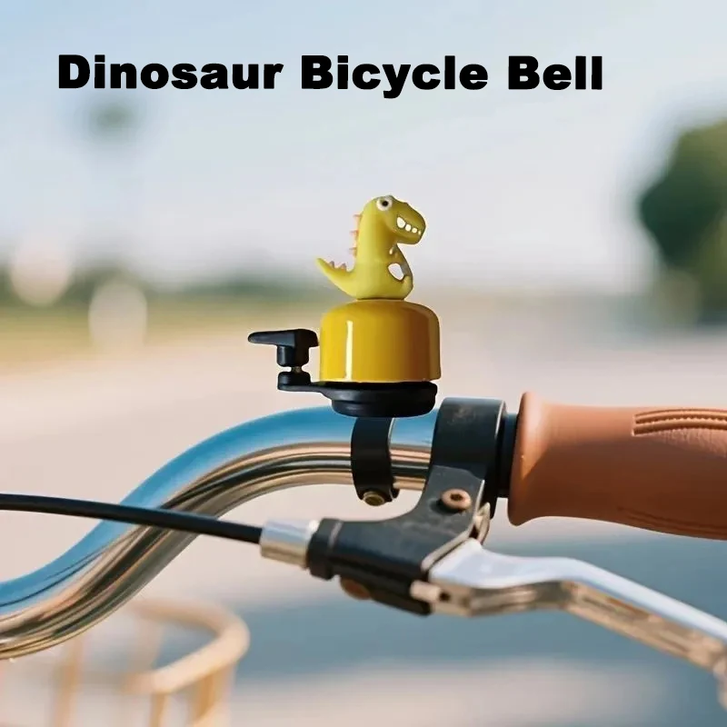 

Dinosaur Bicycle Bell, Bike Loud Sound Cartoon Bells,Road Mountain Bike Universal Bell Accessories for Children Adult