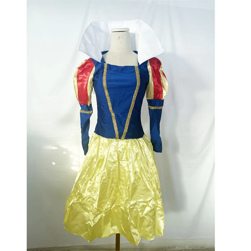 FANCY DRESS SNOW WHITE PRINCESS FAIRYTALE PARTY COSTUME