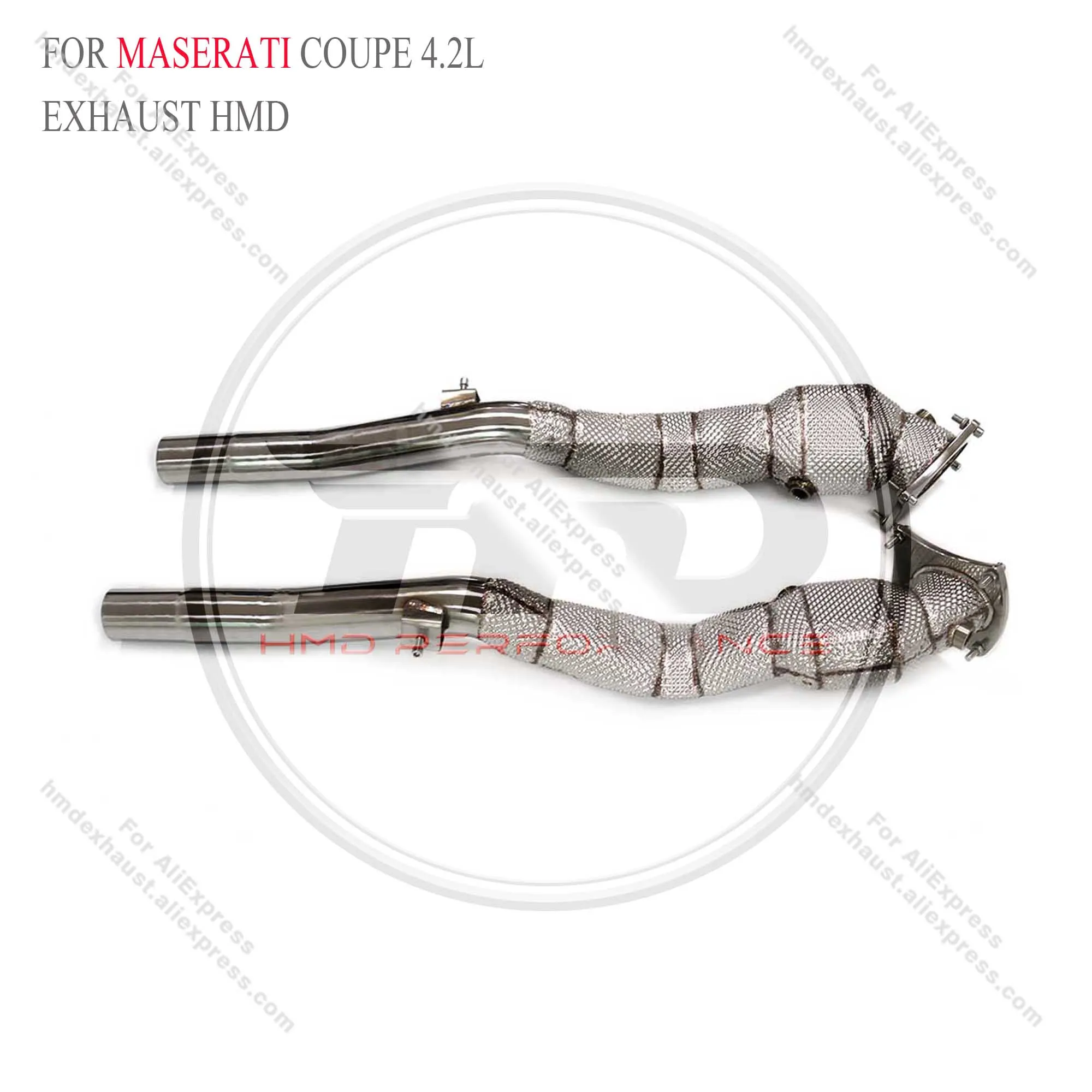 HMD أنبوب العادم المحفز عالي التدفق لمازيراتي كوبيه 4.2L أنابيب أداء السيارات نظام العادم اكسسوارات السيارات 🛫 #2