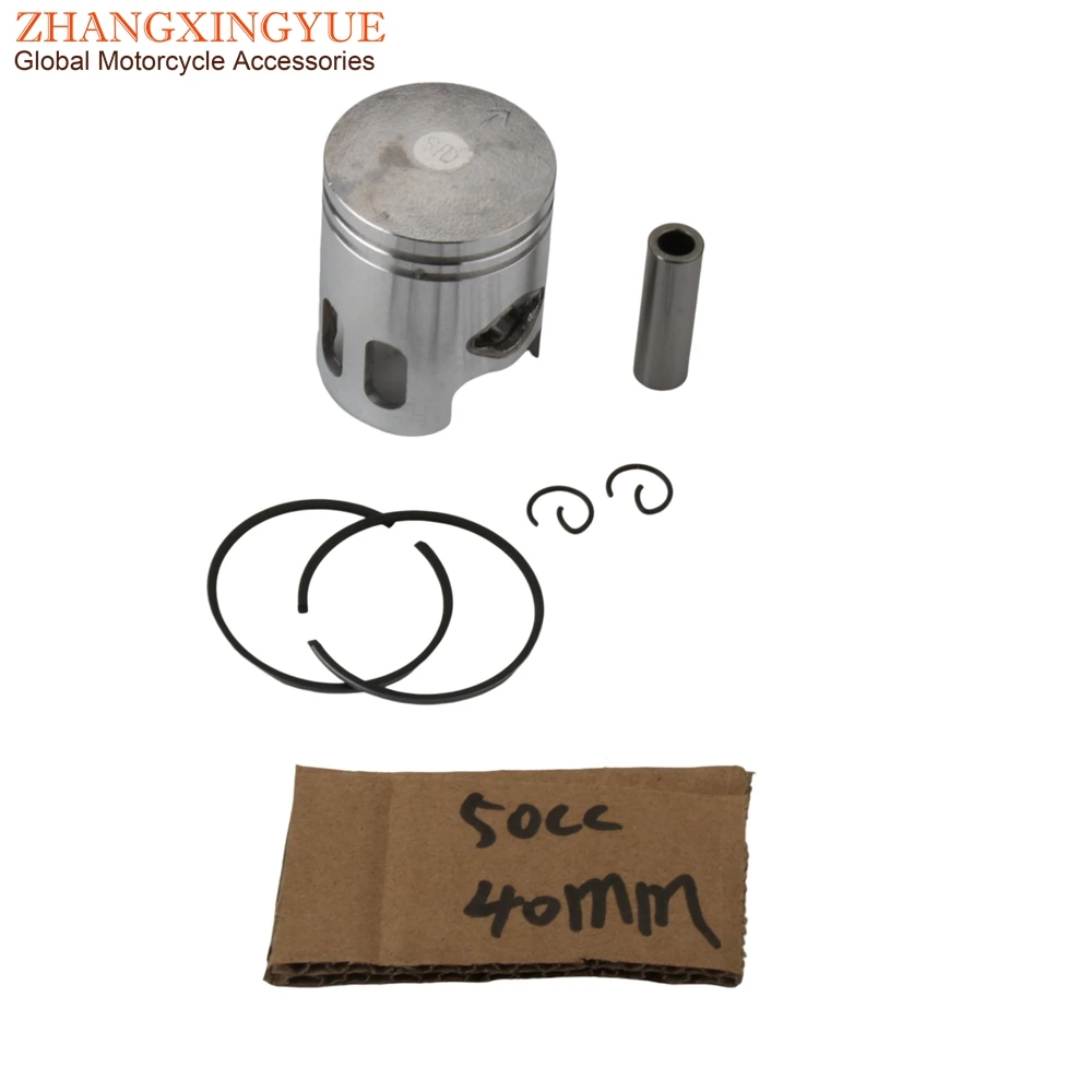 Scooter 40mm 47mm Booster50 Piston Kit For Malaguti 50 Centro Ciak F10 F12 Phantom F15 Firefox Yesterday 50cc 2T Engine Parts