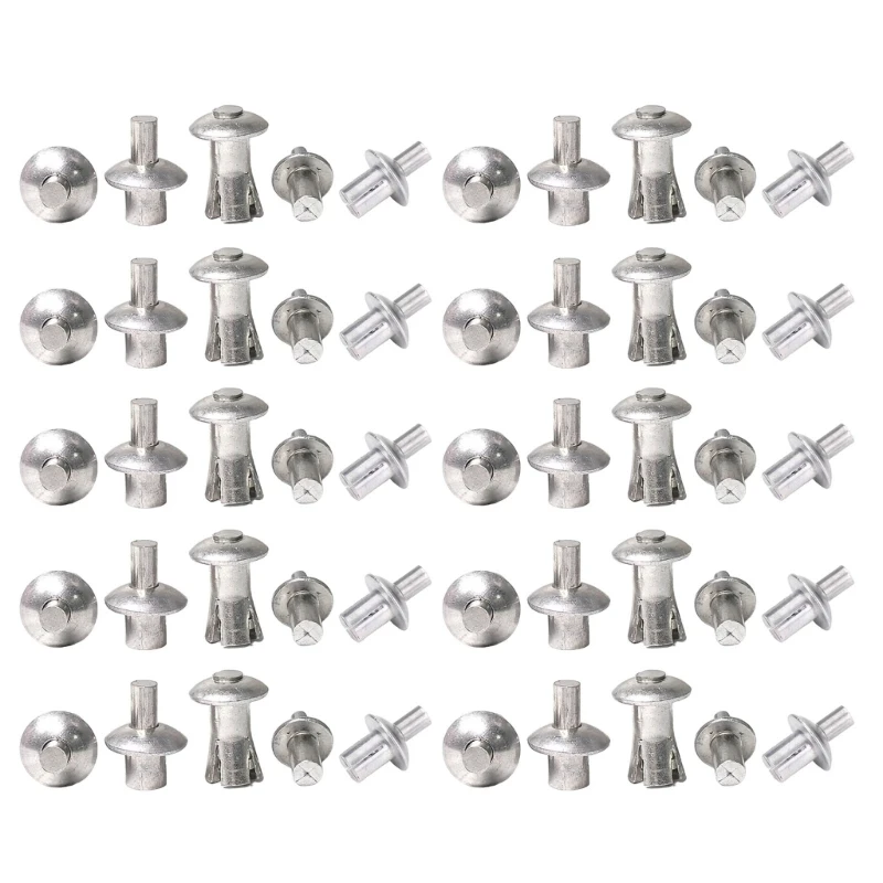 Upgraded Aluminum Rivets Easy to Use Expansion Rivets for General Purpose Use