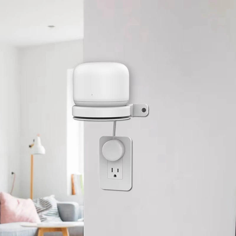Wall Bracket For Echo Dot Wireless Router For Google Nest Wifi Wall Mount Hanger For Google Nest Wifi
