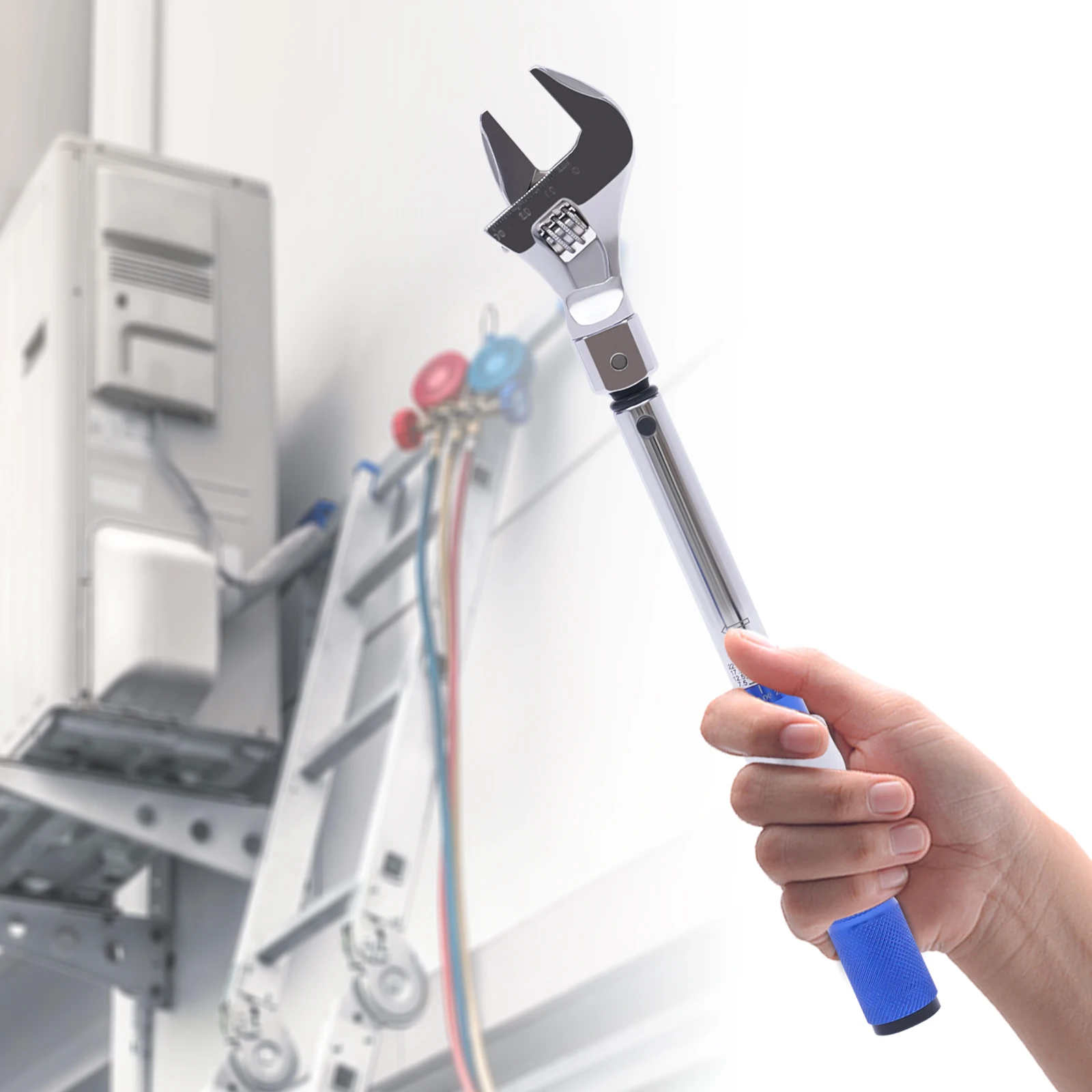 5-25Nm مفتاح عزم الدوران قابل للتعديل نهاية مفتوحة عزم الدوران النقر وجع قابل للتبديل