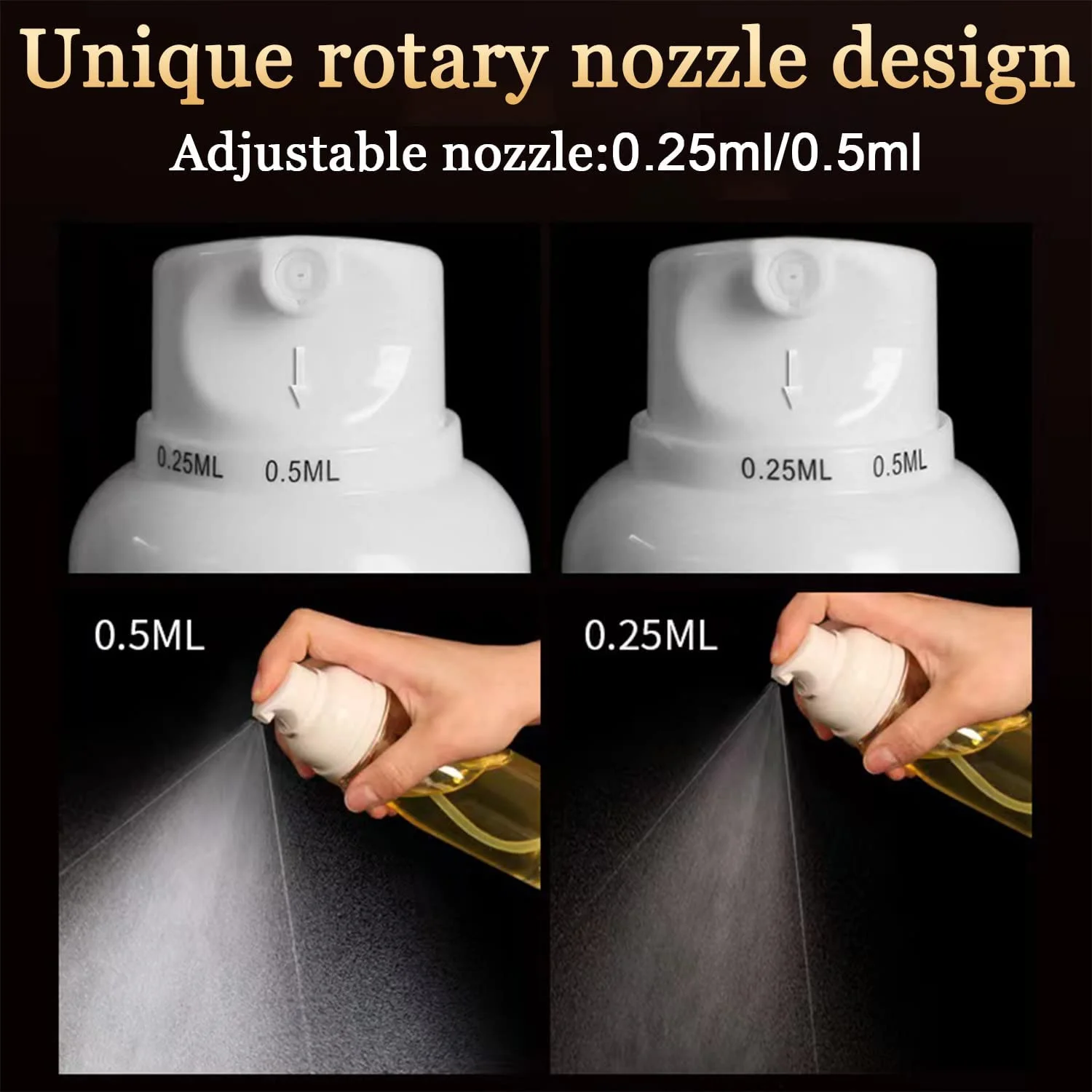 Oil Spray Bottle Cooking Fine Mist Refillable Olive Sprayer Air Fryer Coconut Canola Kitchen Tools