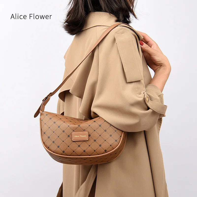 Women Bag New Fashion Senior Sense Crossbody Bag Texture All Large Capacity Single Shoulder Bag