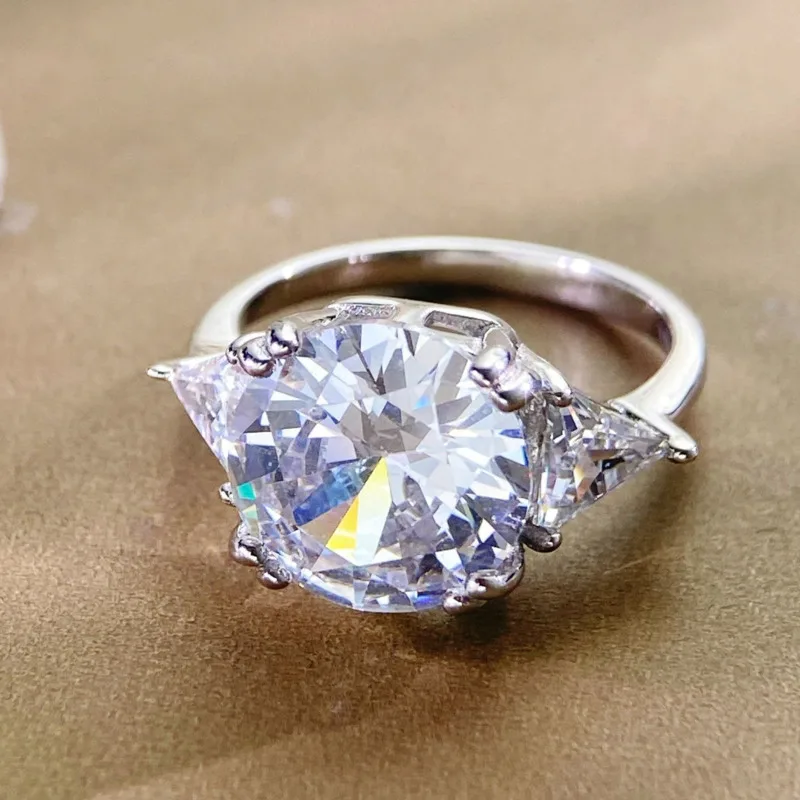 

Кольцо BR 11 мм с премиальным сверкающим муассанитом маркизы, класс D VVS1, высококачественное ювелирное изделие