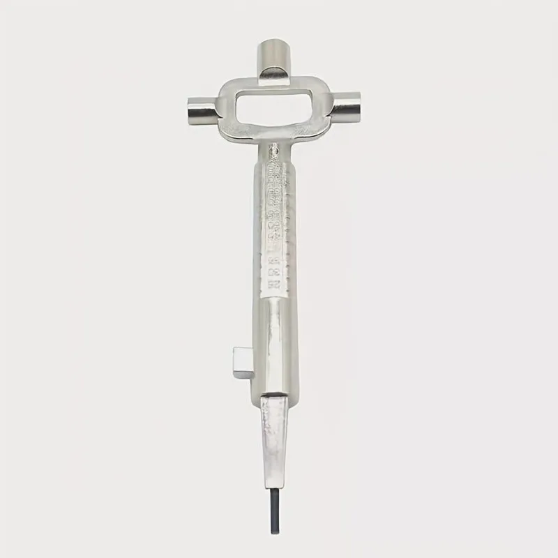 Multi-Function Lock Cylinder Tool – Wrench, Probe Rod & Measuring Scale for Locksmiths