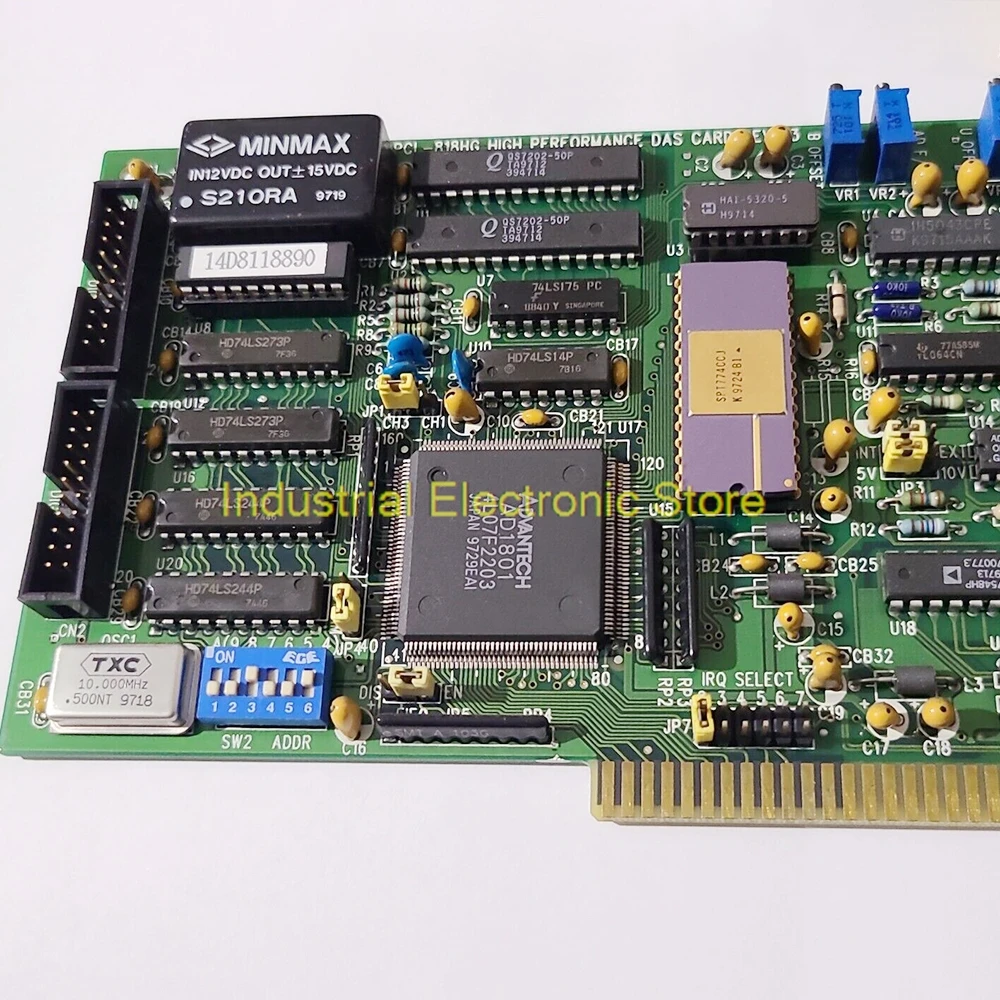 HIGH PERFORMANCE DAS CARD REV A3 Data Capture Card 16-Channel ISA Bus For Advantech PCL-818HG