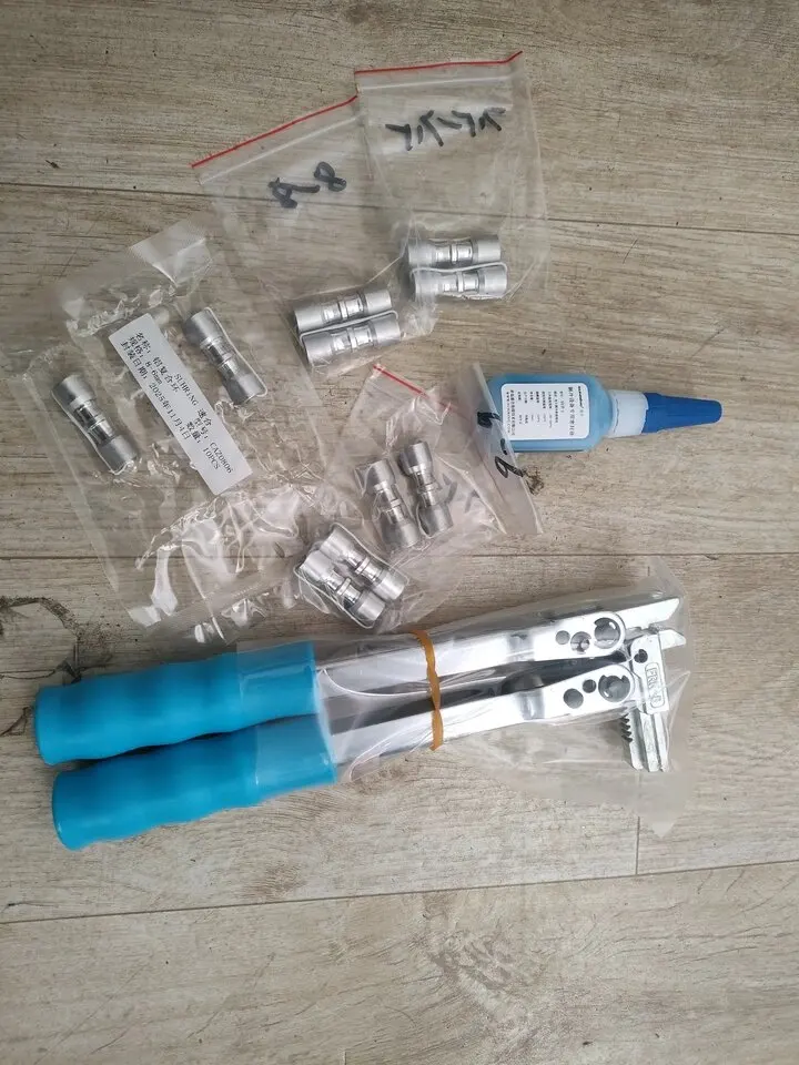 Locke Ring Crimping Pliers, Refrigerator Cabinet Refrigeration Maintenance, Welding Free Tool, Quick Closing Composite Ring