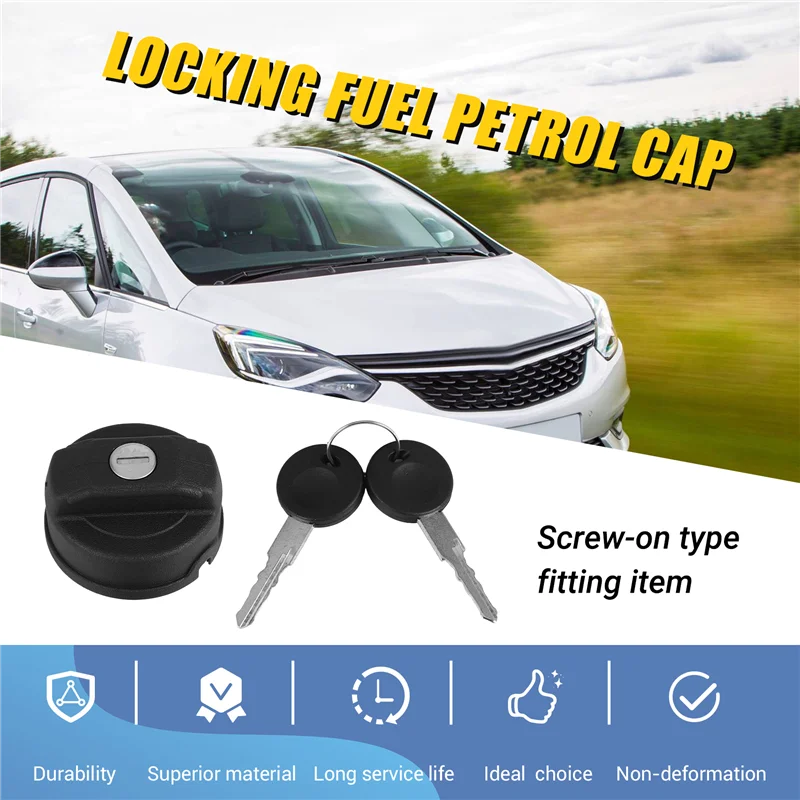 黒燃料ガソリンキャップロックタンク燃料タンクキャップオペル VAUXHALL ザフィーラアストラベクトラコルサ