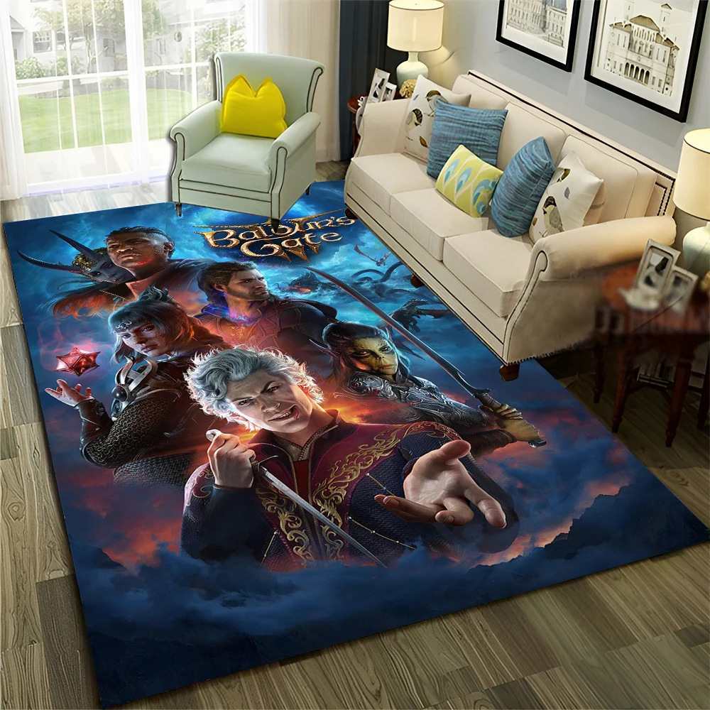 

Baldur Gate3 Game Gamer Cartoon 3D Carpet Rug for Home Living Room Bedroom Sofa Doormat Decor,Child Area Rug Non-slip Floor Mat