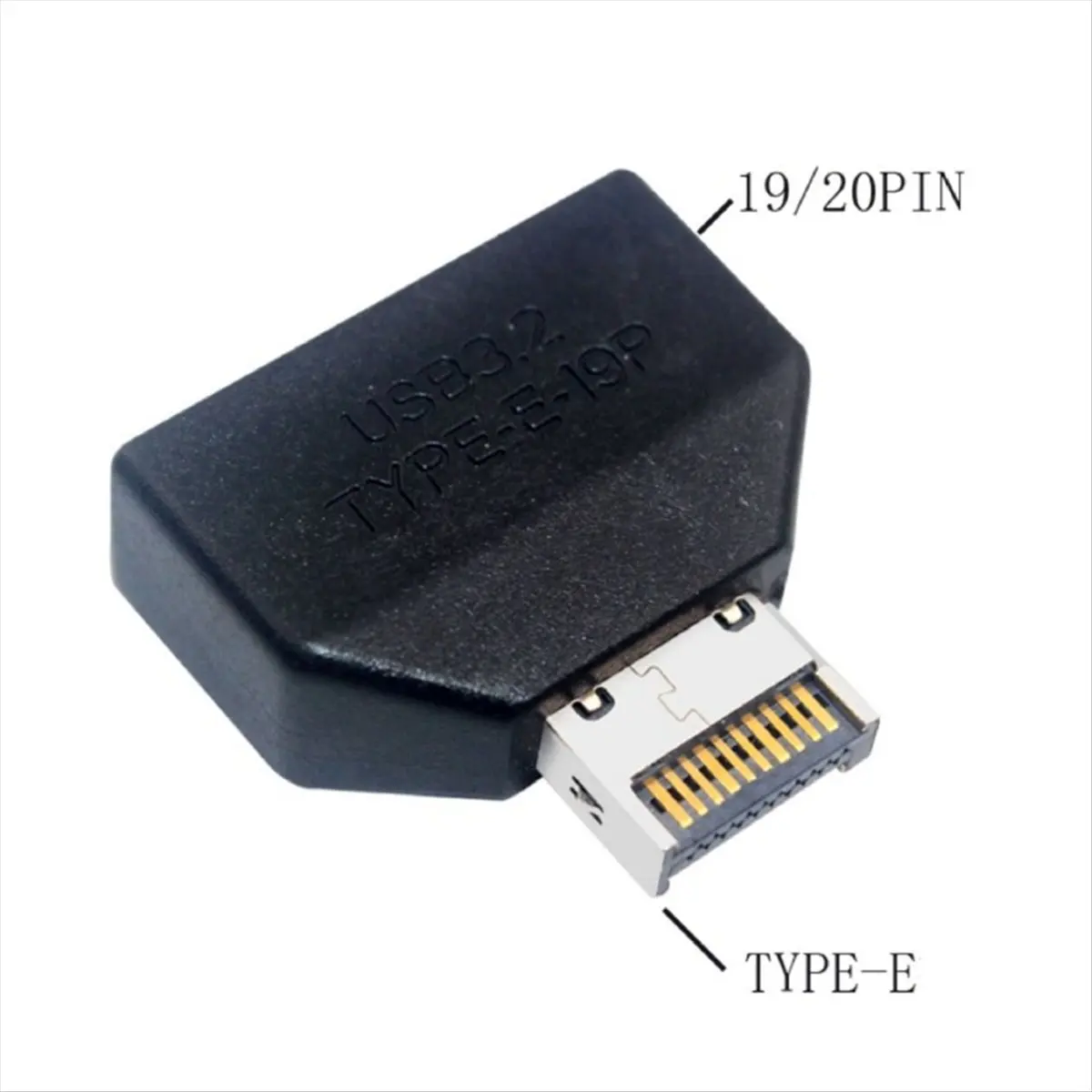 L77A USB3.2 Type-E 19Pin/20Pin to USB 19P Chassis Front USB Type-A Type-C Extension Adapter for Desktop Motherboard