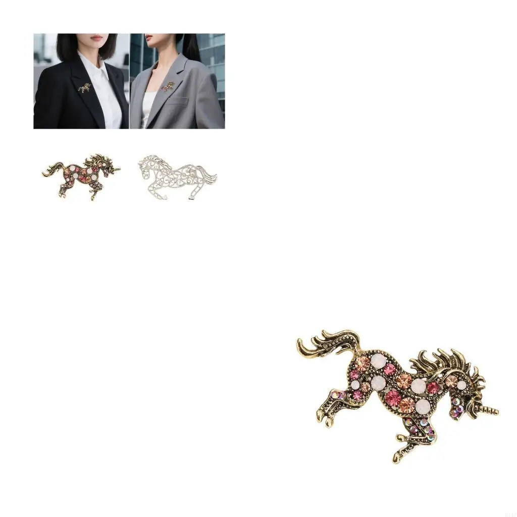 91AF Stylish Clothing Jewelry Animal Badge Suitable for Various Daily and Party Wear