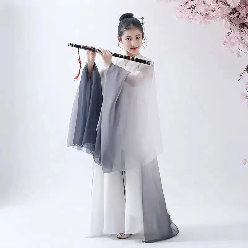 Robe décontractée pour fille, Hanfu chinois