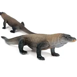 Giant Lizard Figurines Lifelike Animal Simulation Educational Toy Komodo Dragons Models Zoo Scene Nature Gift