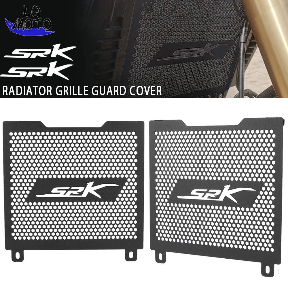 

FOR QJMOTOR QJ MOTOR SRK350 SRK 350 SRK-350 Motorcycle Radiator Grille Guard Cover Protector Accessories Aluminum Radiator Cover