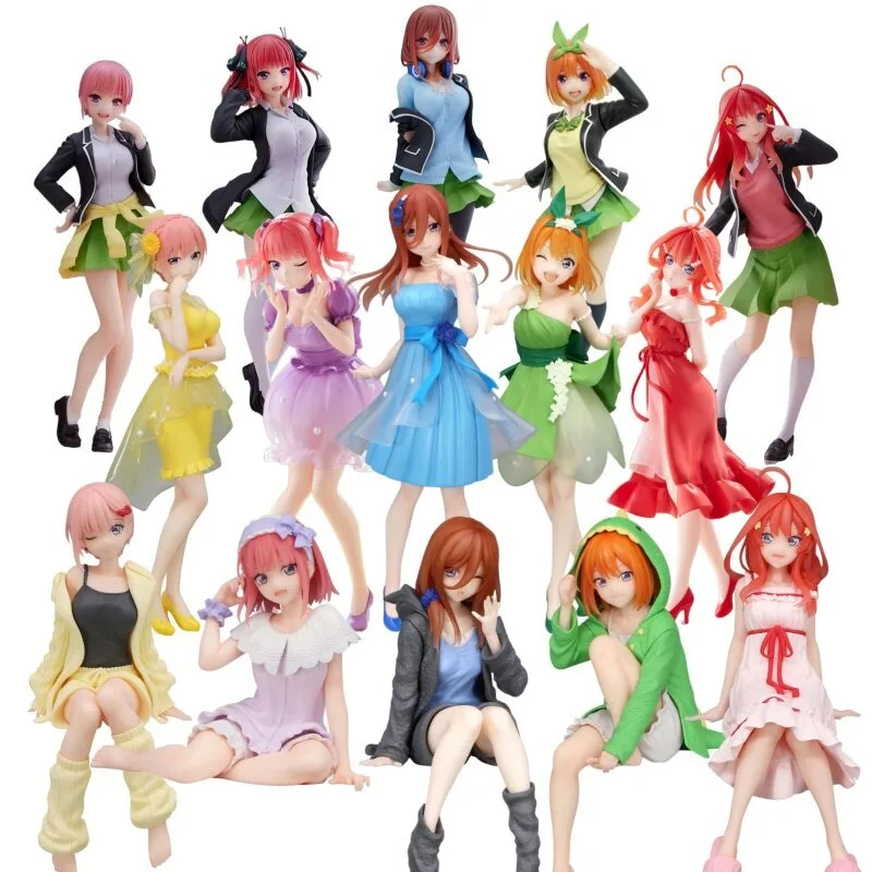 

Brand New Genuine Bandai Five-Equal Bride School Uniform One Flower Two No Three Nine Figures Model Gift Ornaments in Stock
