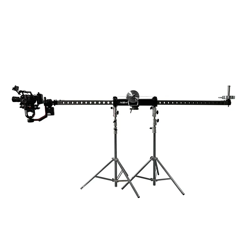Telescopic arm, photographic equipment